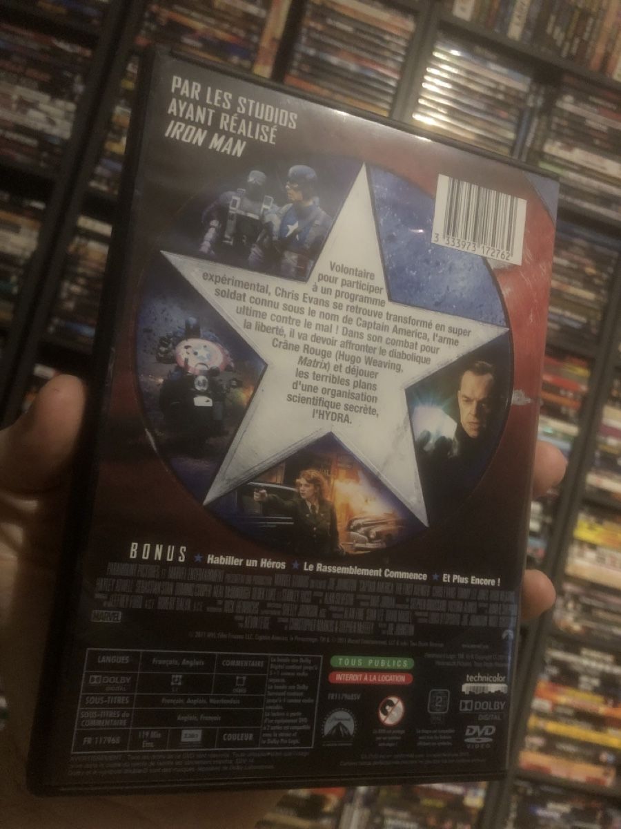 Tutti i DVDs: Captain America- dvd – Usato da Lausanne venduto da fransadpop 1
