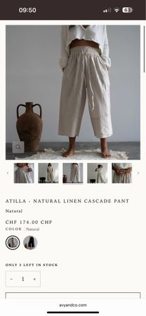 Pantalon 100% Lin AVY AND CO