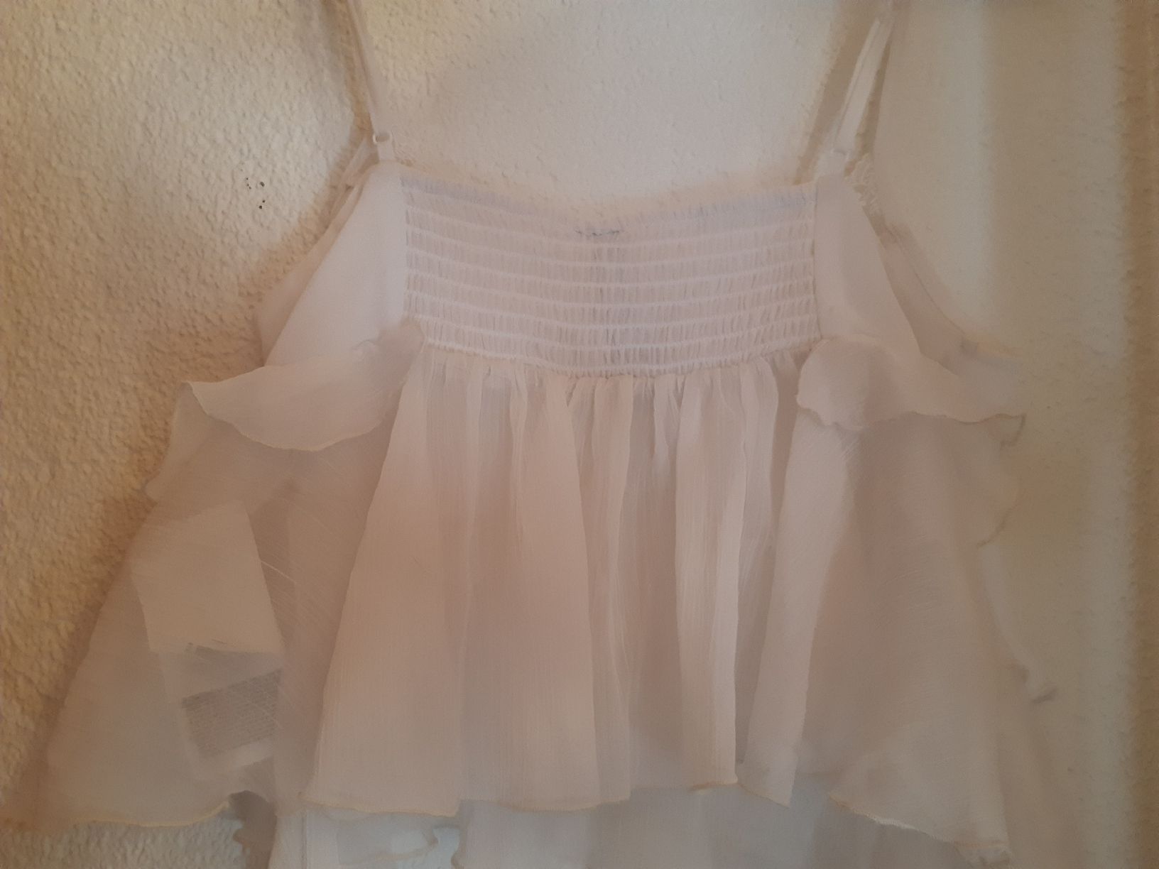 Top: Quallenstyle Top Weiss M – Usato da Toffen venduto da Gwunderegge77 3