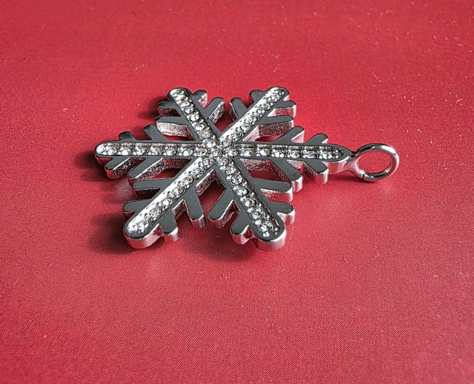 Pendentifs: Schneeflocken Anhänger Silber 925 – Neuf (Voir description) à Madetswil par triforuz 1