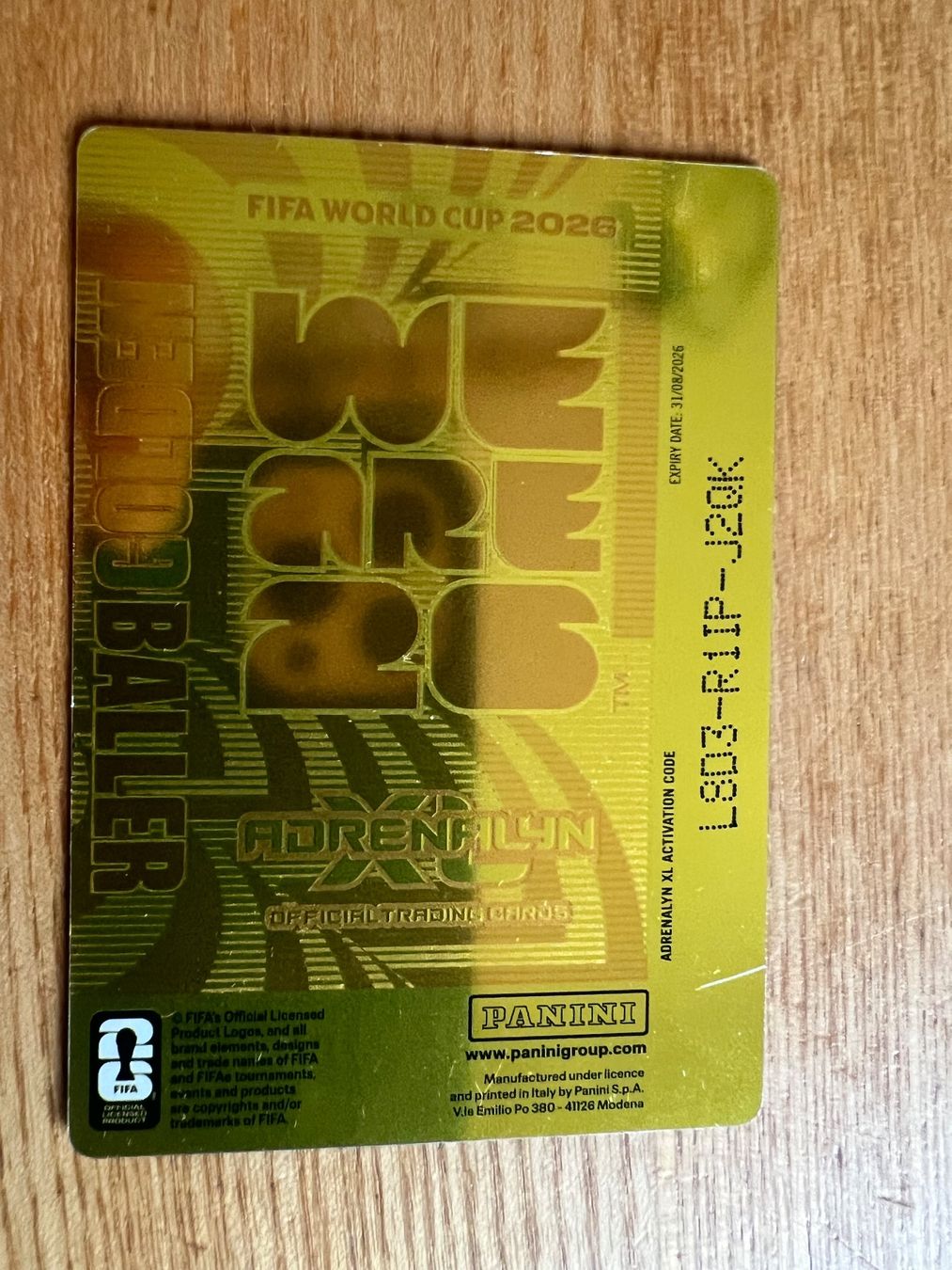 Panini Carte collezionabili: WM 26 Gold Messi – Nuovo (secondo la descrizione) da Männedorf venduto da JaLa. 1