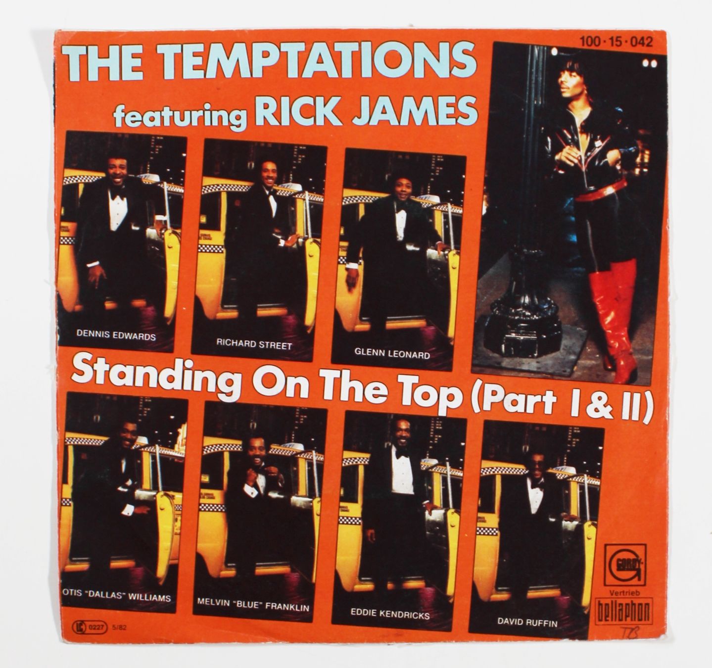 Schallplatten: 7" TEMPTATIONS RICK JAMES - STANDING ON... - DISCO FUNK 82!! – Gebraucht aus Brüttisellen von Collector-Corner 2