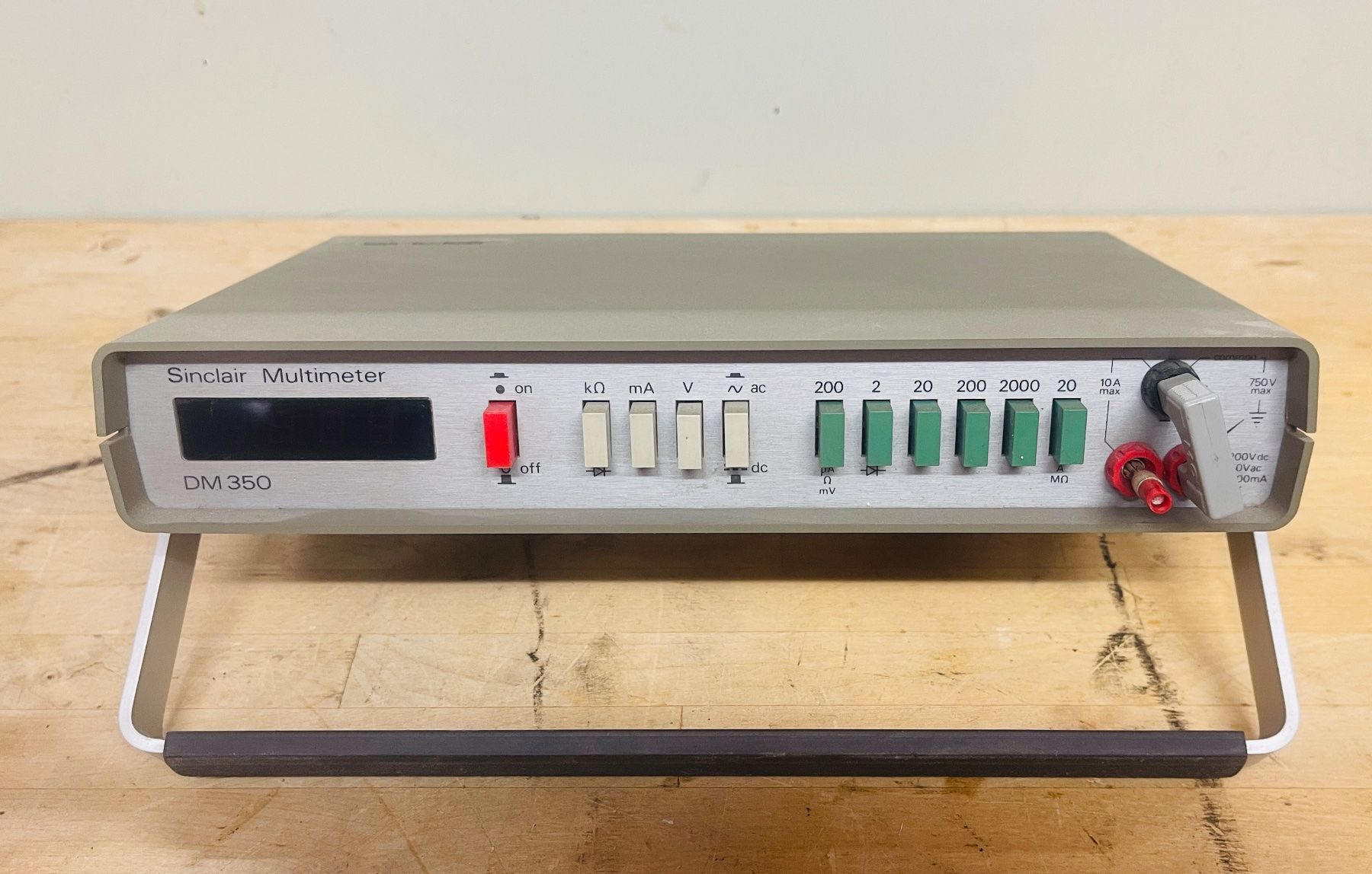 Misurare: Sinclair Multimeter DM350 Digitales Messgerät – Difettoso da Dänikon ZH venduto da Baeriswyl