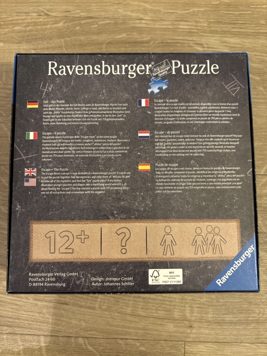Ravensburger Puzzle: Ravensburger Escape Puzzle – Nuovo (secondo la descrizione) da Wil SG venduto da Deborah1997 1