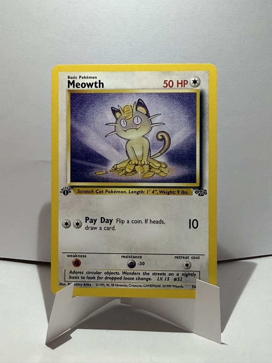 Pokémon Sammelbilder & Trading cards: Pokémon Karte Meowth 1. Edition – Neu (gemäss Beschreibung) aus Wetzikon ZH von kev_2rhl