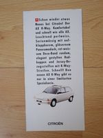 Citroen AX K-Way - Prospekt deutsch - P 1727