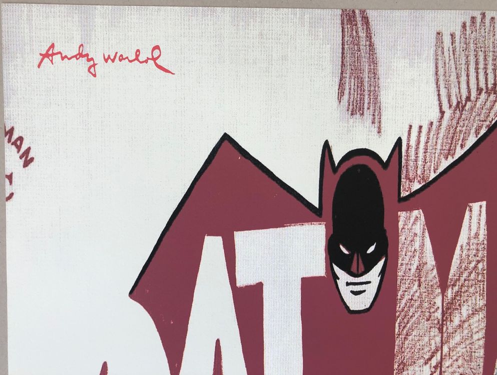 Andy Warhol: Batman 196/2400 | Kaufen auf Ricardo