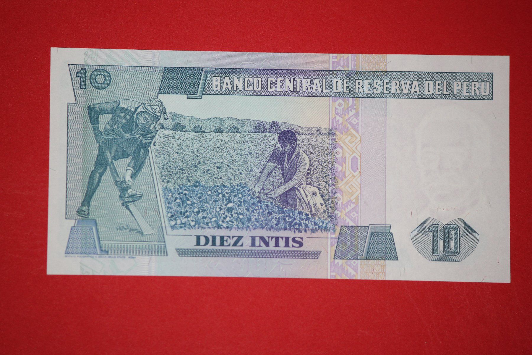 Banconote: PERU - 10 Intis 1987 UNC (A8658132Q) – Nuovo (secondo la descrizione) da Wichtrach venduto da LuckyLuke69 1