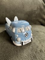 Spardose Keramik Bulli Pickup surfblau guter Zustand