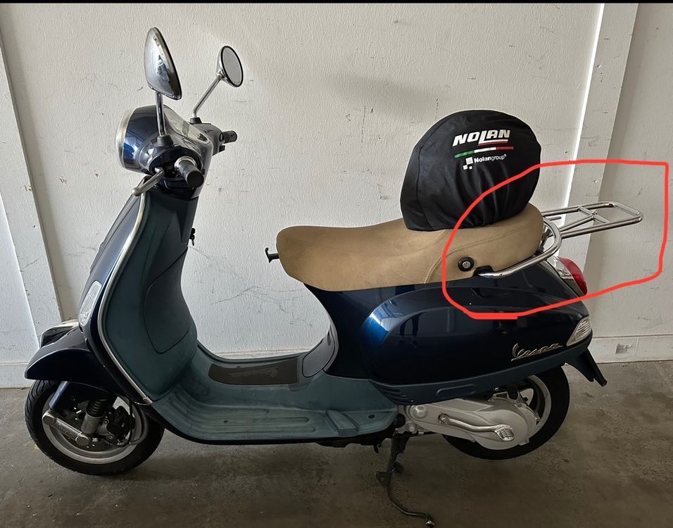 Set Dachträger Vorne Verchromt Original VESPA Sprint