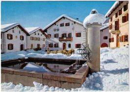 Scuol - Dorfplatz  Winter