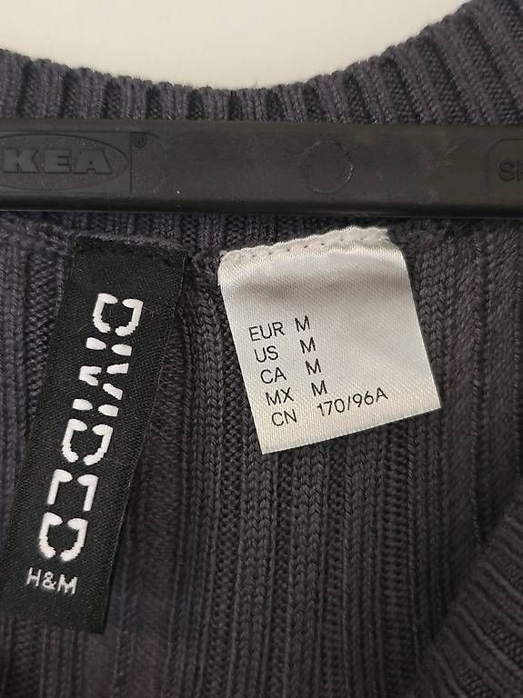 Vestiti: Dunkelgraues Rippstrickkleid, Gr. M – Usato da Chur venduto da jon_hd6n 2