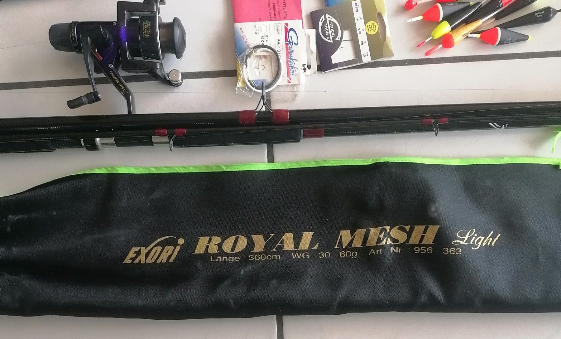 Canne da pesca: Angelrute 360 cm + Div. Material – Usato da Messen venduto da renklever 2