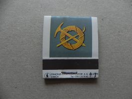 Militär Armee Uniform Abzeichen Zündholz Bier CH Hochgebirge