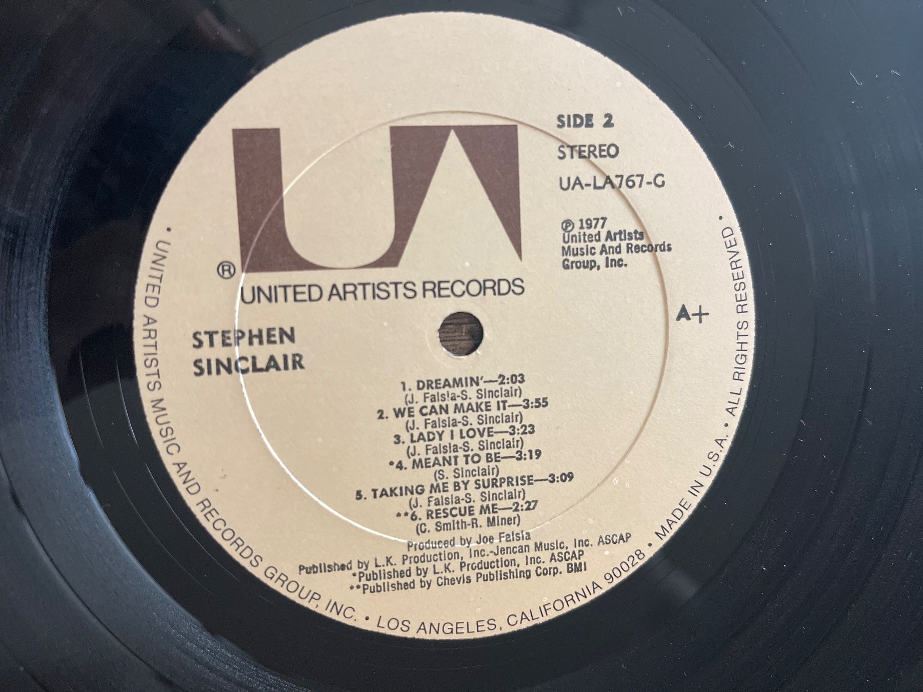Schallplatten: S1247/Stephen Sinclair - A+ – Gebraucht aus Frutigen von Philippe_jsp 2