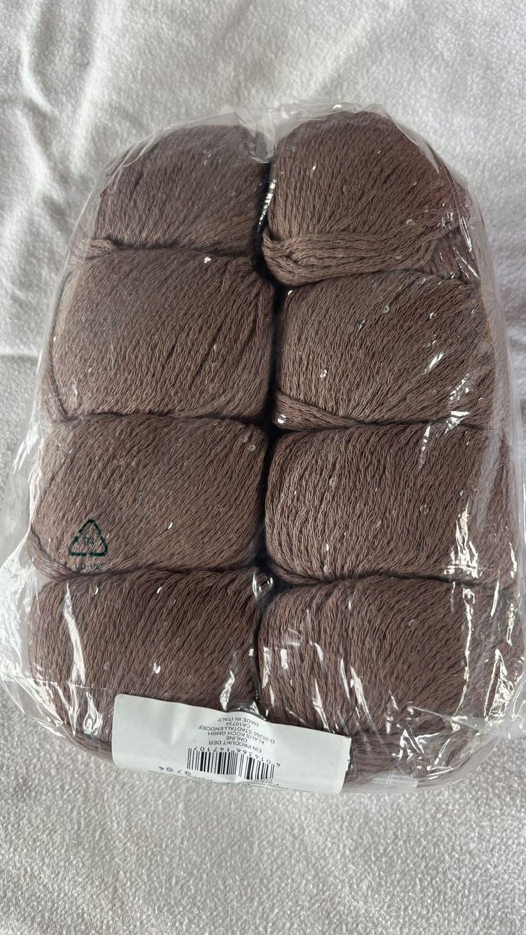 Lana: 400 Gr. On Line 338 ARCADIA, Braun – Nuovo e nell'imballaggio originale da Schübelbach venduto da Dolly990_2 1