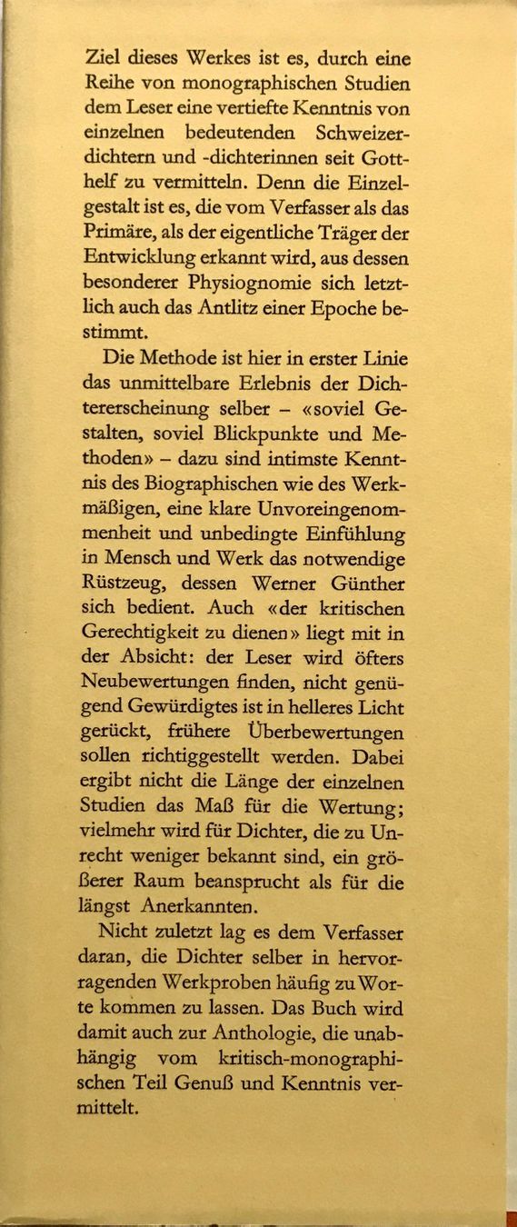 Libri: Dichter der neueren Schweiz Bd. 1 – Nuovo (secondo la descrizione) da Sarnen venduto da Livres 2