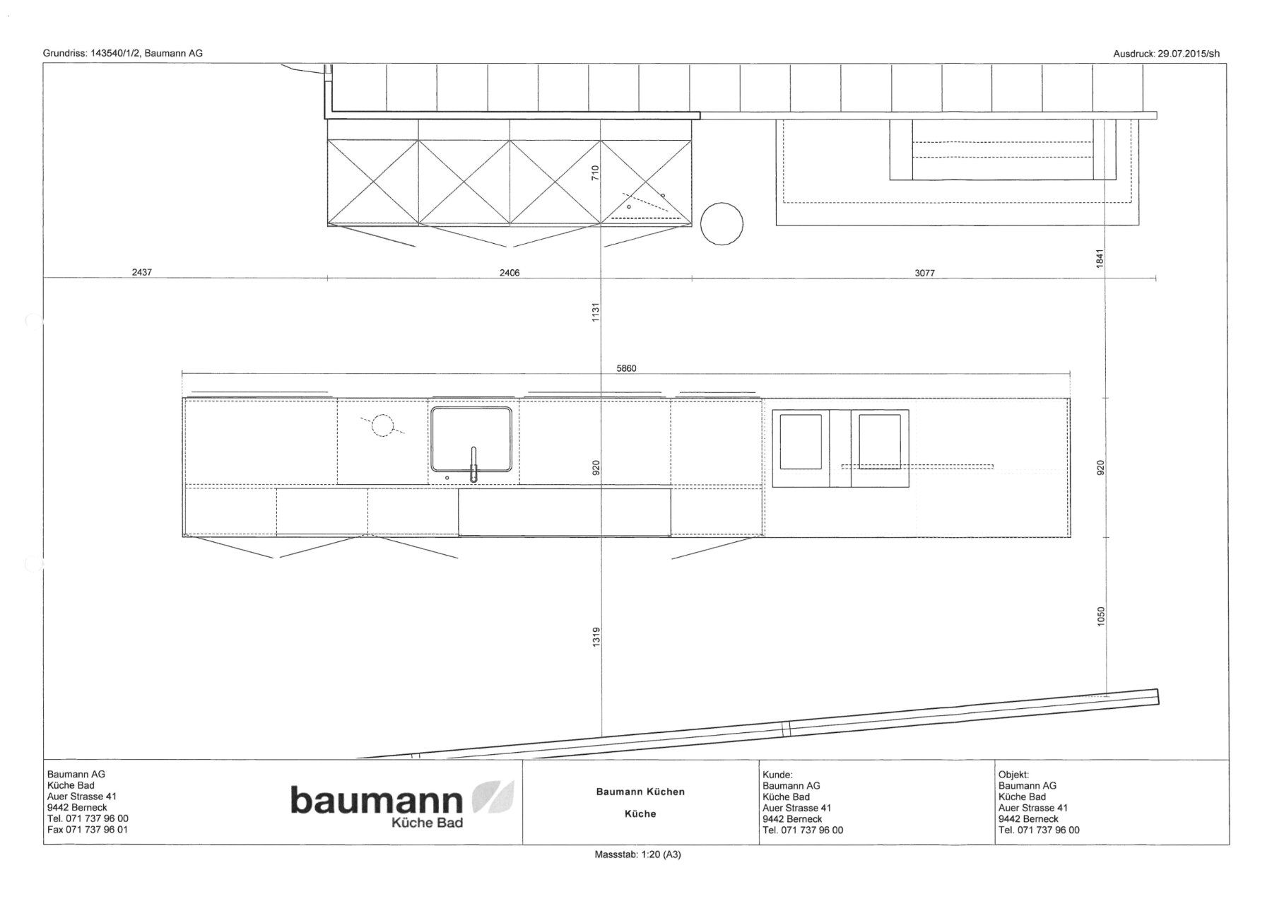 Cucine complete: Austellungsküche Stein- & Stahlfronten – Nuovo (secondo la descrizione) da Berneck venduto da baumann_ag 2