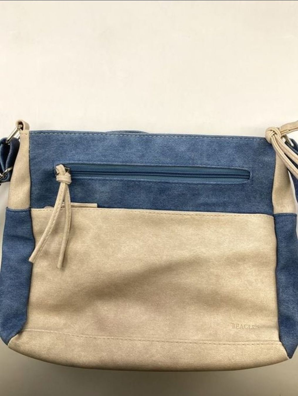 Taschen: BEAGLES | Umhänge Tasche | Beige/Blau – Neu (gemäss Beschreibung) aus Koppigen von gig_fbs5 3