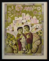 WILLI HARTUNG (1912-1987) „naive Kunst - heile Welt“  sign.