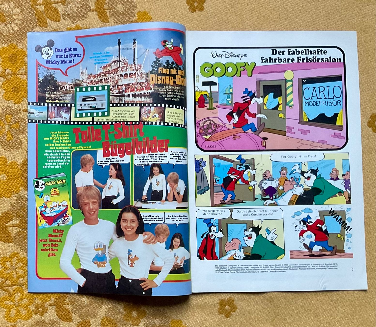 BD: Goofy Heft Nr 7 von 1983 – D'occasion à Endingen par nathan05 1