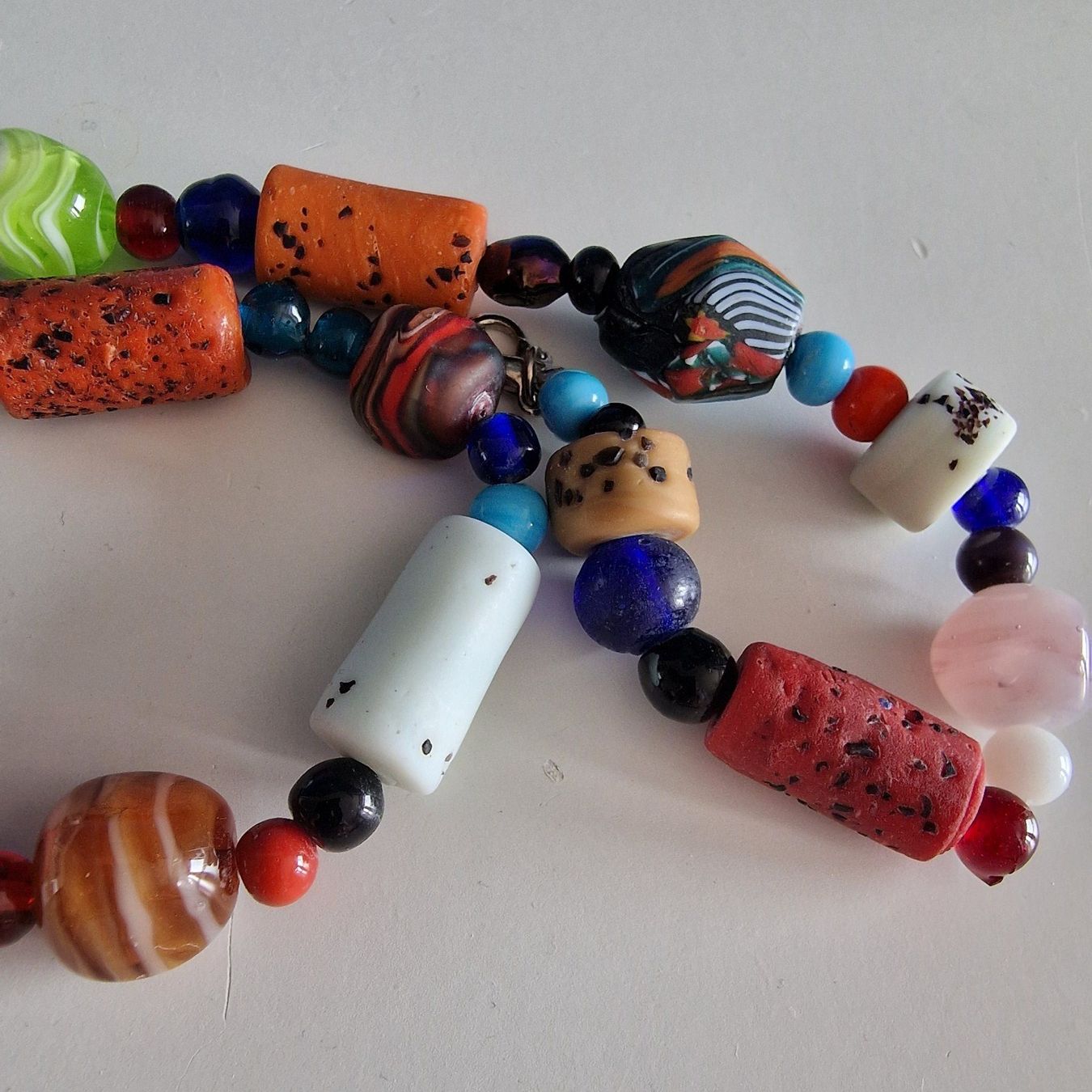 Murano Bicchieri: Alte Millefiori-Halskette, Muranoglas – Usato da Birr venduto da sen_8djr 3