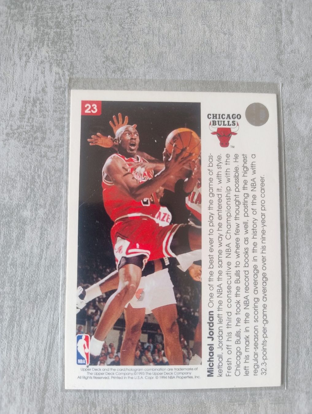 Nba Cartes à collectionner: NBA 1993 UPPER DECK PRO VIEW 3-D #23 MICHAEL JORDAN – Neuf (Voir description) à Martigny par jul_7s5x 1