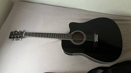 Gitarre Western schwarz