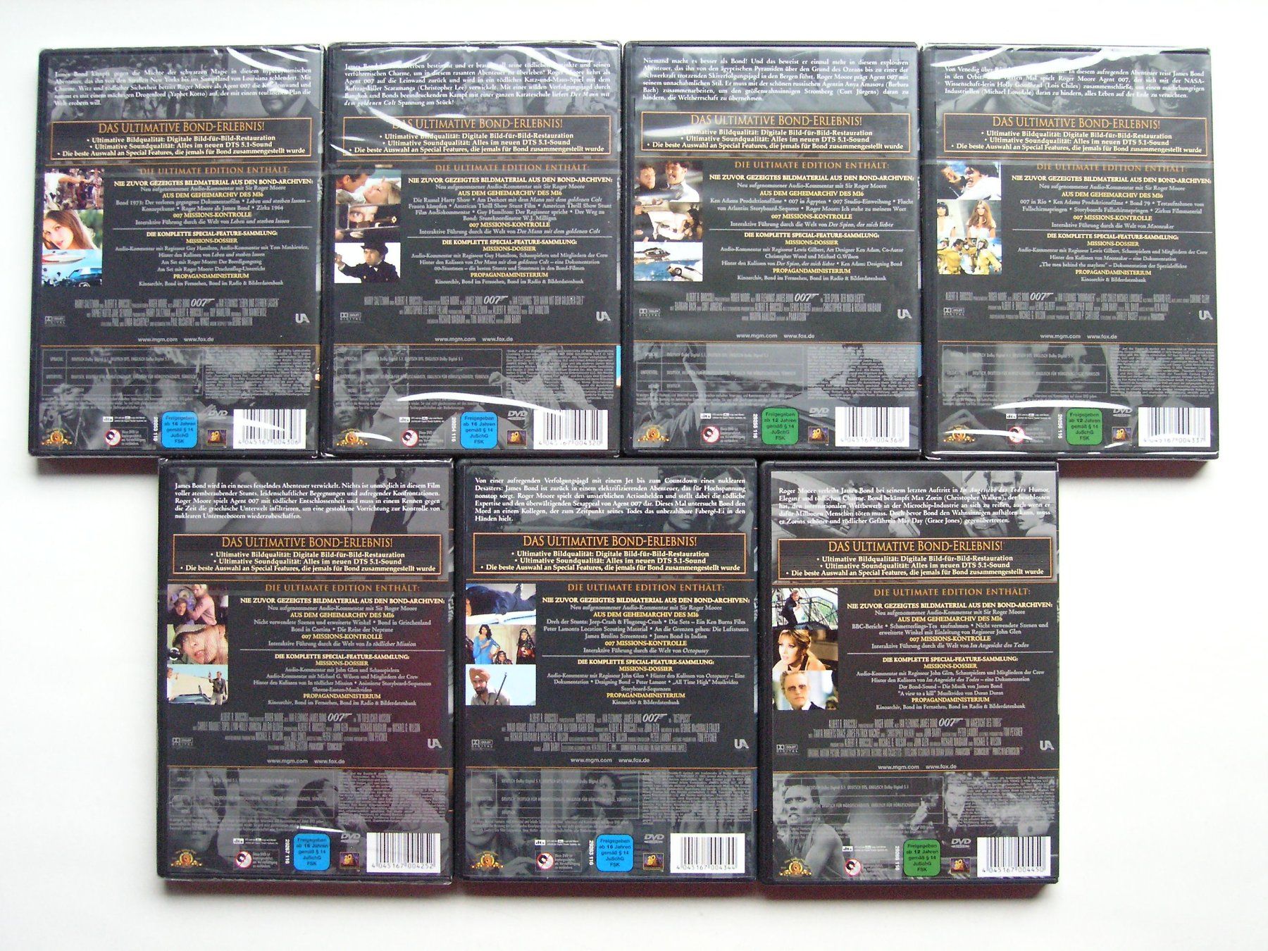 Tutti i DVDs: JAMES BOND 007 ROGER MOORE ULTIMATE 2 DVD EDITION – Nuovo (secondo la descrizione) da Zuzwil SG venduto da vette13 1