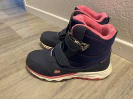 Winterstiefel Trollkids Grösse 38 dunkelblau pink guter Zust