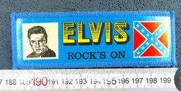 ELVIS ROCK'S ON AUFNÄHER PATCH OHNE LEI