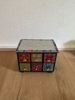 schöne handverzierte Schmuckschatulle mit 6 Schubladen