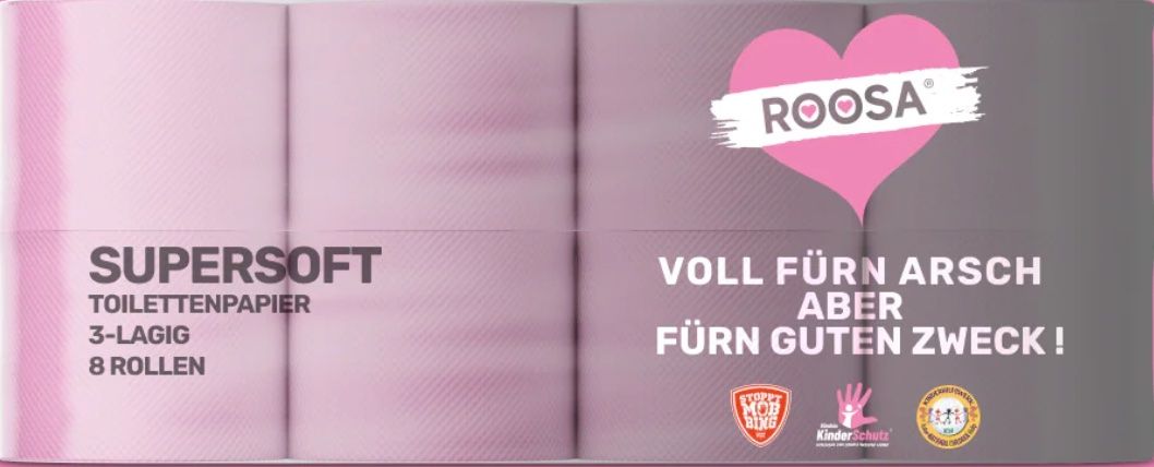 WC: Aktion Roosa Toilettenpapier 8 Rollen weiss oder Rosa – Nuovo e nell'imballaggio originale da Studen BE venduto da mattu90 1