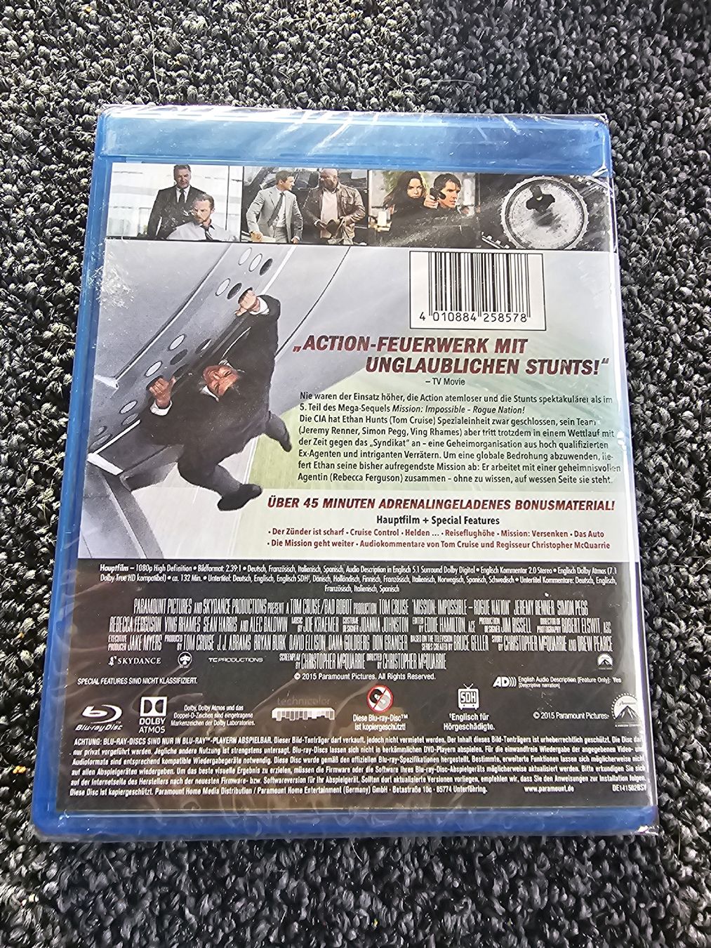 Tous les DVDs: Mission Impossible: Rogue Nation Blu-ray Neuverpackt – Neuf avec emballage d'origine à Ruswil par jan_bxl5 1