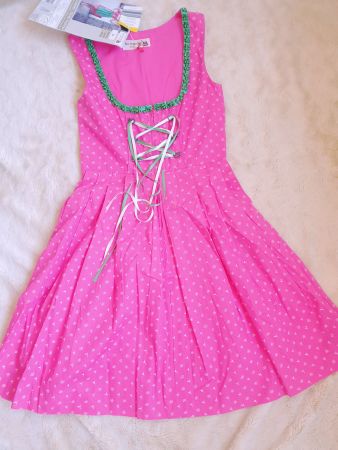 DIRNDL DER WILDSCHÜTZ 34 NEU MIT EDIKETT KLEID DRESS TOP