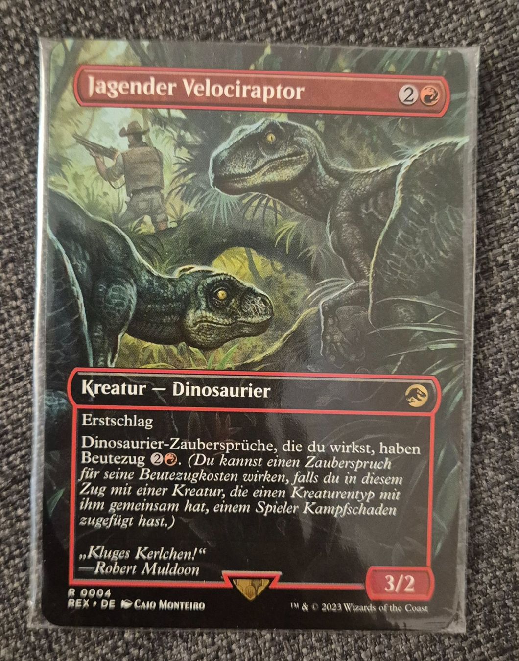 Magic The Gathering Carte collezionabili: Magic the Gathering Ixalan "Jagender Velociraptor" OVP – Nuovo e nell'imballaggio originale da Zofingen venduto da Indigo47
