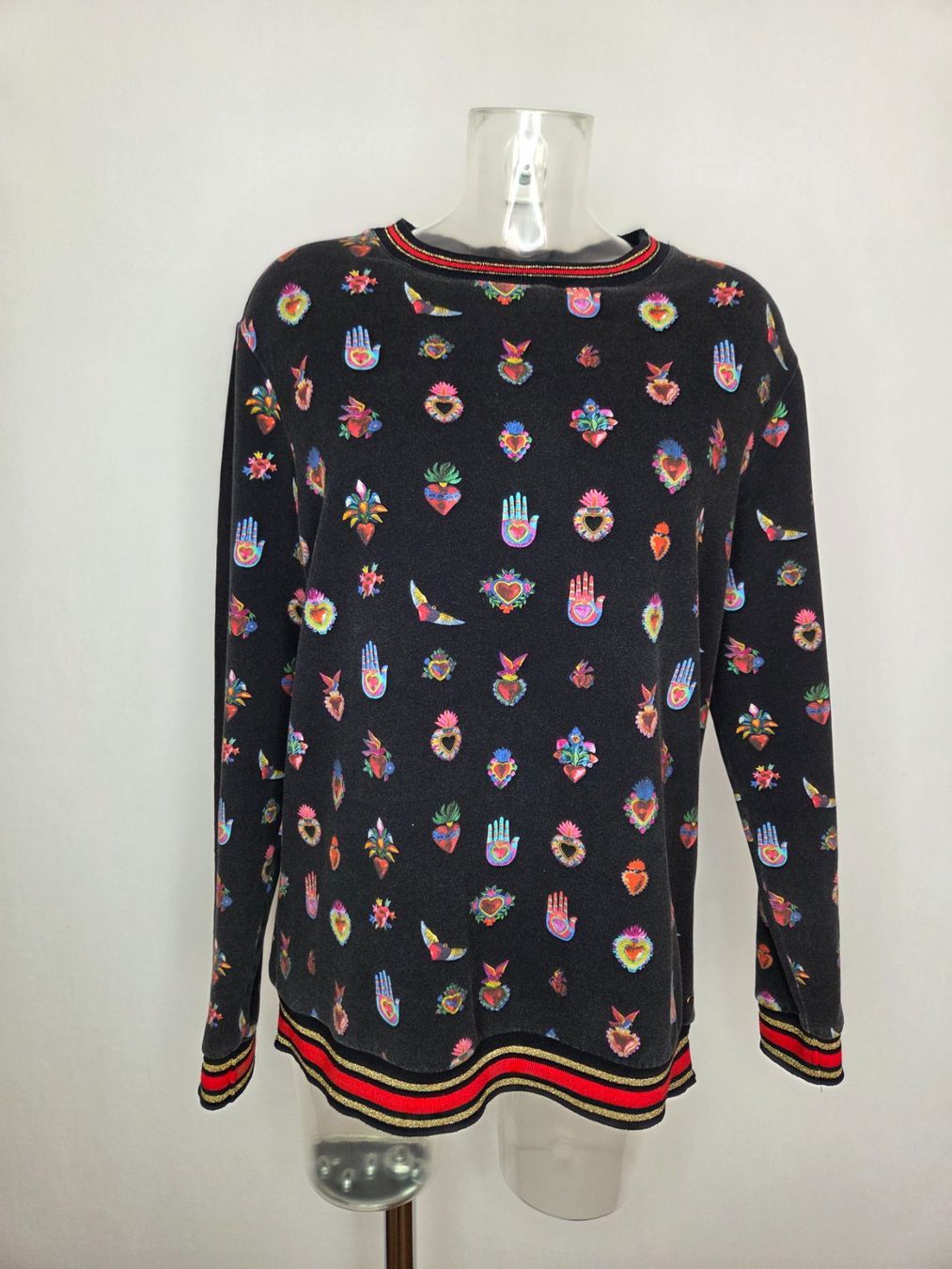Maglioni & Felpe: Phil & Lui Pullover mit Print - Gr. M – Usato da Bern venduto da -Aniko-