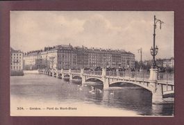 GENEVE - Pont du Mont-Blanc