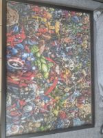 Marvel Superhelden Puzzle gerahmt —1000