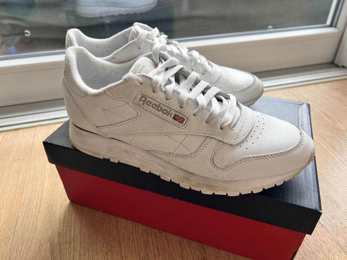 Reebok Herrenschuhe: Reebok Classic Unisex - Sneaker low - weiss – Gebraucht aus Kloten von sanibunny 1