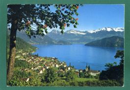 Weggis am Vierwaldstättersee, 1985, gelaufen, Grossformat