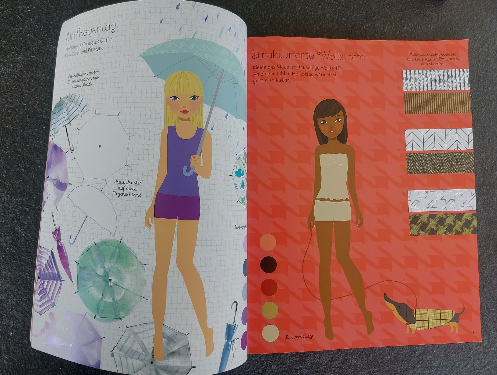 Libri: Usborne Herbst Mode Stickerbuch – Nuovo (secondo la descrizione) da Langenthal venduto da zelgaz 2
