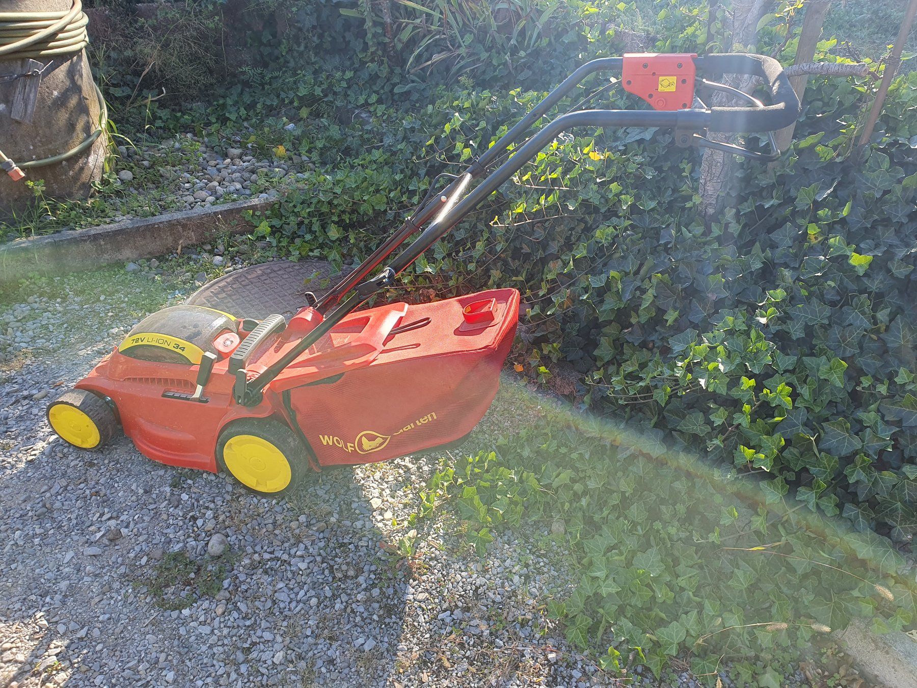 Wolf Garten Tagliaerba: Wolf Rasenmäher BJ117MT – Usato da Zürich venduto da loosebone