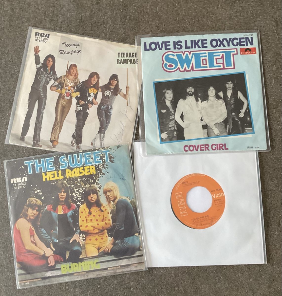 Dischi in vinile: The Sweet - Seltene Single Sammlung - Top! – Usato da Jegenstorf venduto da BAVARIA4CH