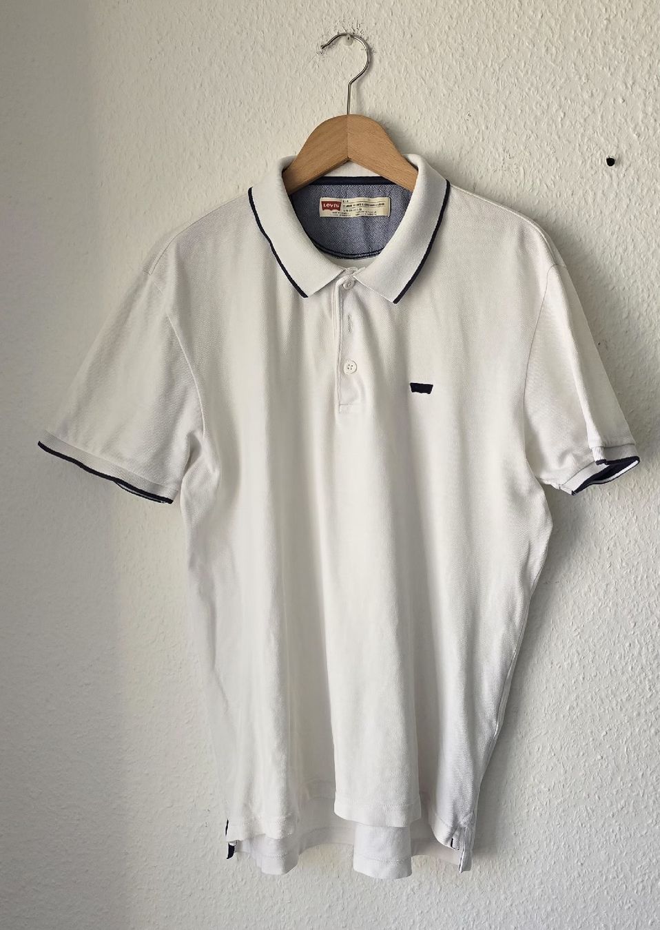 Levi's Magliette Polo: Polo Levi's blanc taille L – Usato da Genève venduto da MariaS2 1