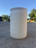 Kunststofffass weiss 200 Liter guter Zustand