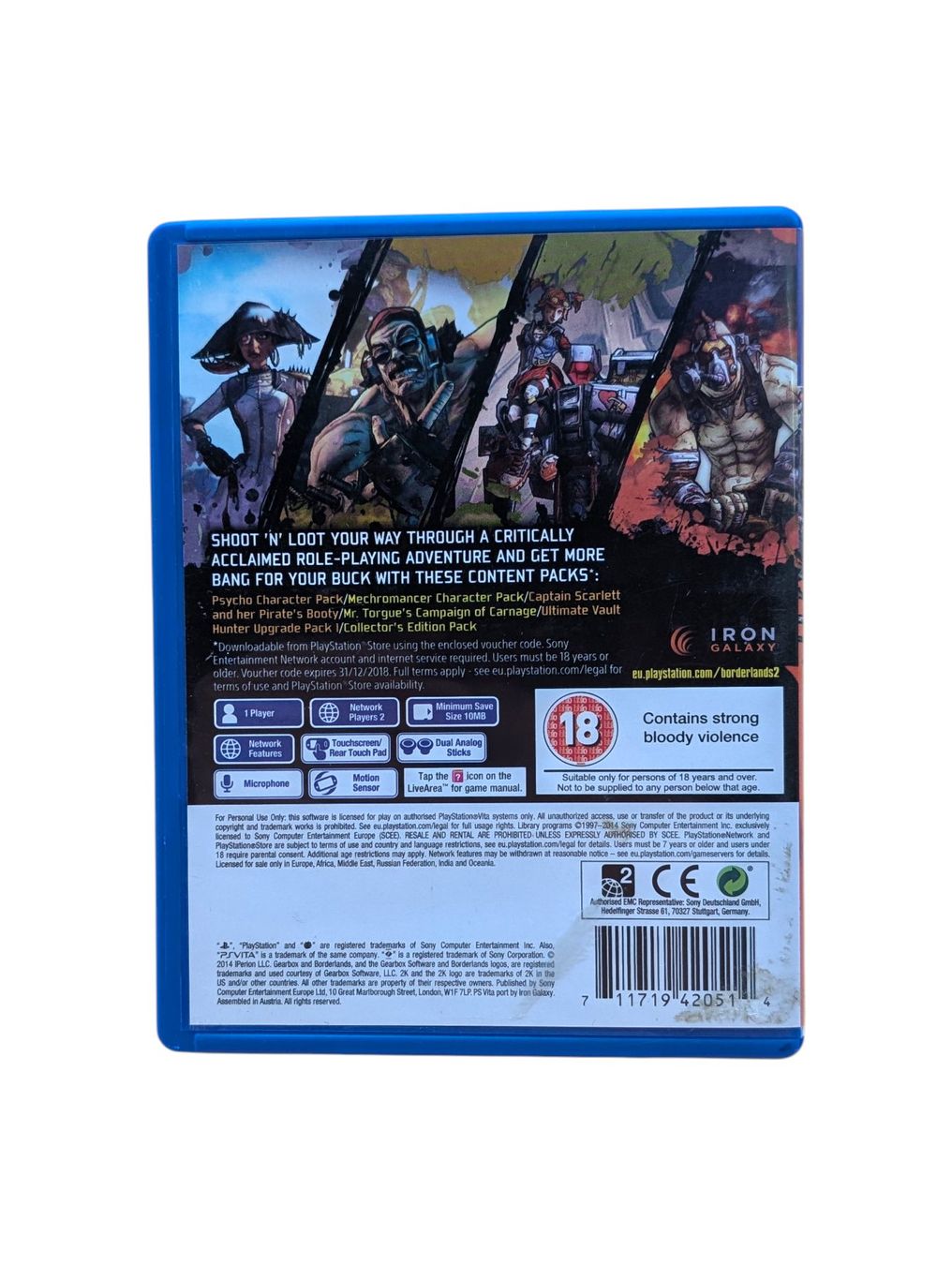 Sony Giochi: Borderlands 2 PS Vita – Usato da Domat/Ems venduto da IsseldorsShop 1