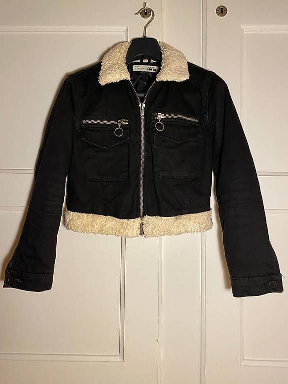 Topshop Jacken: Topshop Modejacke schwarz/weiss Grösse S – Gebraucht aus Bern von PH85BE 4