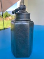 ANTIKES  SCHRAUBKÄNNCHEN  FLASCHE  95% ZINN  ANNO 1760