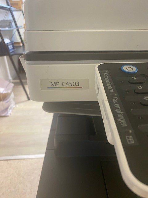Ricoh Stampanti: Ricoh MP C4503 Farbkopierer – Usato da Wängi venduto da Bmo 1